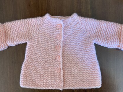 Baby Cardigan with Embellishments