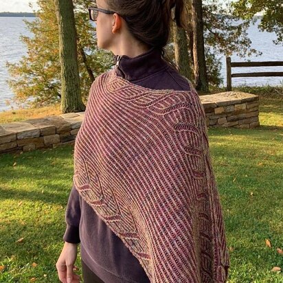 Brioche Chevron Wrap