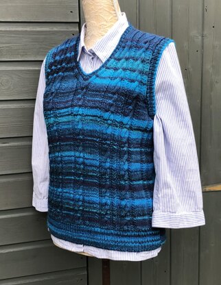 Cabled Vest Top