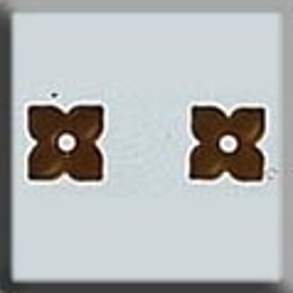 Mill Hill Bead MH12190 - 4 Petal Flower Matte Autumn To
