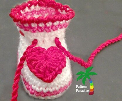 Hearts of Love Booties 12-099