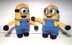 Minion style bob and stuart toys