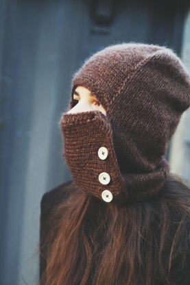 Winter Balaclava Knitting Pattern (Aran Weight)