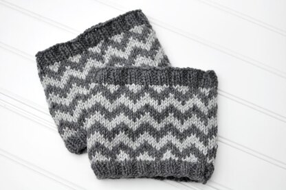 Chevron Boot Cuffs