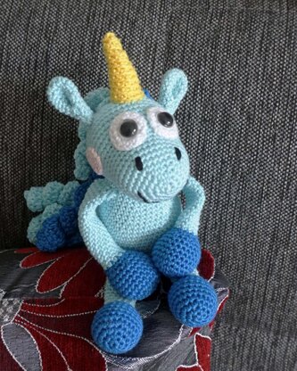 Crochet Pattern Unicorn Fluffy the II. !