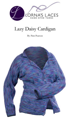 Lazy Daisy Cardigan in Lorna's Laces Shepherd Sport