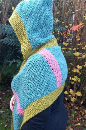 Verdant Hooded Shawl
