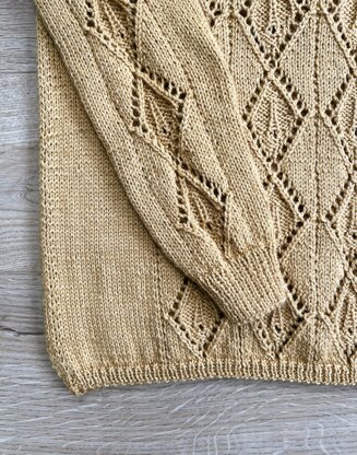 Corrynn, Diamond Patterned Sweater