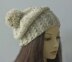 Mock Cable Pom Pom Hat