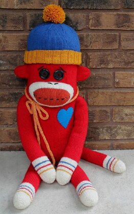 Sock Monkey Pillow