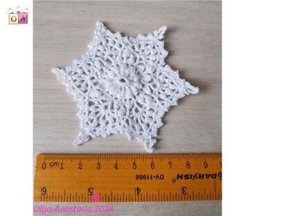 Crochet snowflake 37