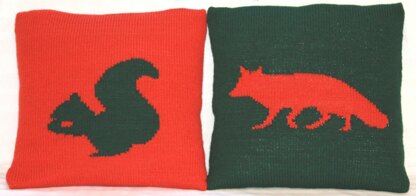 Woodland Squirrel Cushion Cover