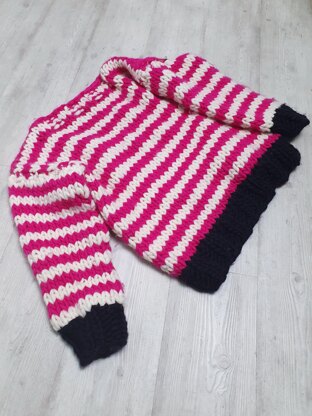 Super Chunky Stripe Oversize Jumper