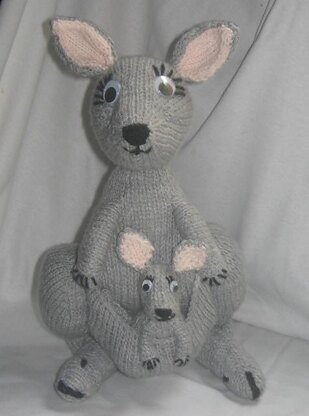 Toy Kangaroo & Joey