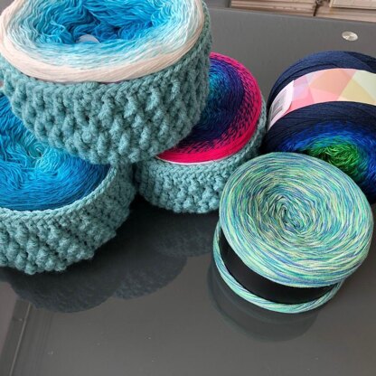 Totally Textured Yarn Baskets