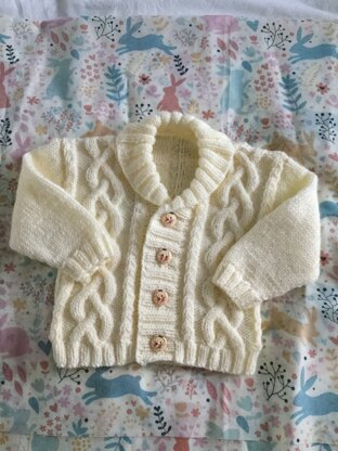 Boys Shawl collar cardigan