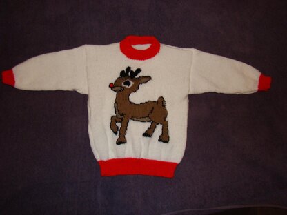 Christmas Rudolph Reindeer Jumper #1