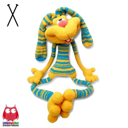 Rabbit Dude Keks - knitting pattern