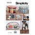Simplicity Pet Crate Covers in Three Sizes and Accessories S9446 - Paper Pattern, Size One size