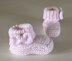 Luna Bow Baby Booties