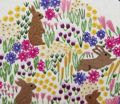 Flowery Folk, Hand Embroidery Pattern – StitchDoodles