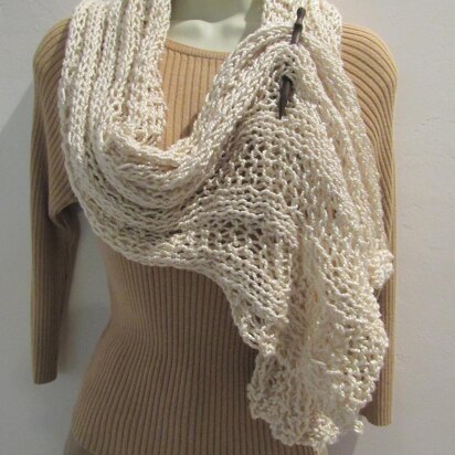 Pearl Frost Scarf