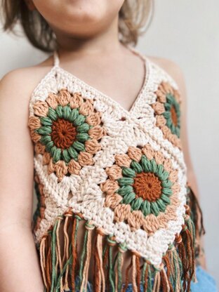 Granny square cheap halter top