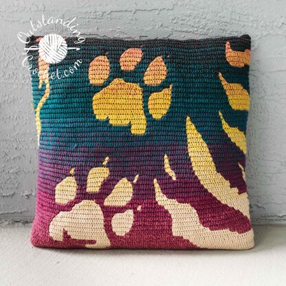 Cat Mosaic Bag and Pillow