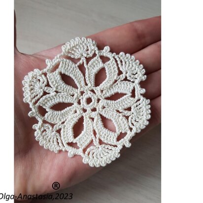 Openwork antique flower