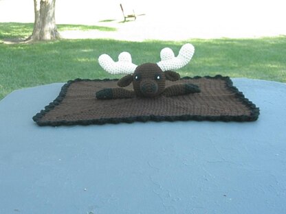 Moose lovey blanket hot sale