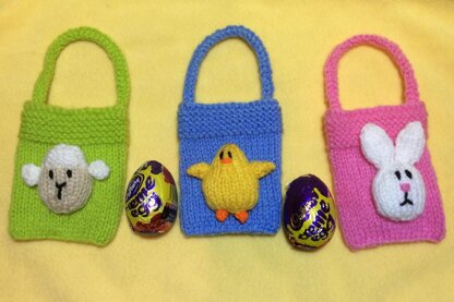 Easter Bunny, Chick and Sheep Gift Bags