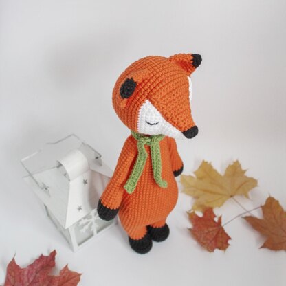 Crochet Fox toy amigurumi pattern