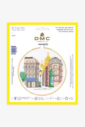 DMC Paris Cross Stitch Kit - 5.9in