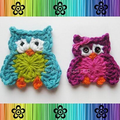 Oliver and Olivia Owl Applique