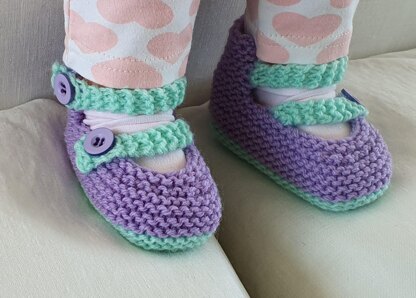 High back baby shoes - Alexandra