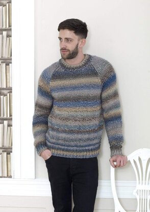 Sweater in King Cole Explorer Super Chunky - 5462 - Leaflet