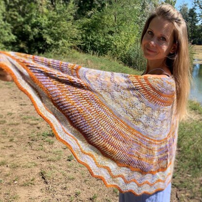 Fiori Shawl