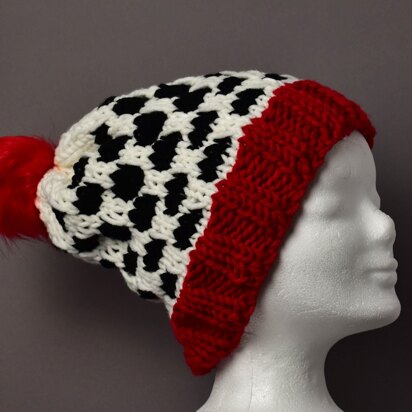 Dotty beanie hat