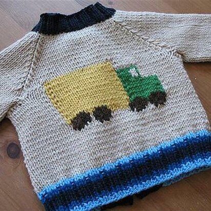 Keep on Truckin' Baby Cardigan