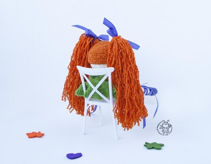 Petite orange hair doll Lola