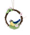 The Crafty Kit Company Spring Blue Tit Wreath Needle Felting Kit - 190 x 290 x 94mm