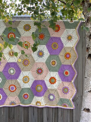 Golden Hexagon Blanket