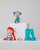 Tina & Nina Mermaid in Red Heart Amigurumi - LM6285 - Downloadable PDF