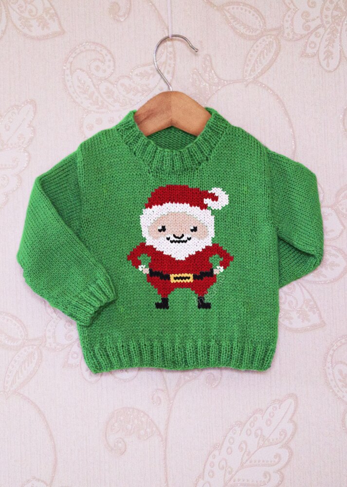 Drops Design Jumper Knitting Pattern Baby Xmas Jumper Intarsia