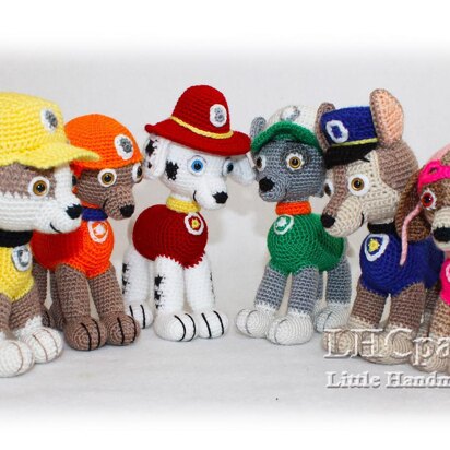 Paw Patrol Six Pups Crochet Pattern