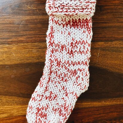 Peppermint Christmas Stocking