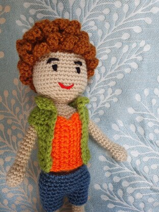 Leonard crochet doll