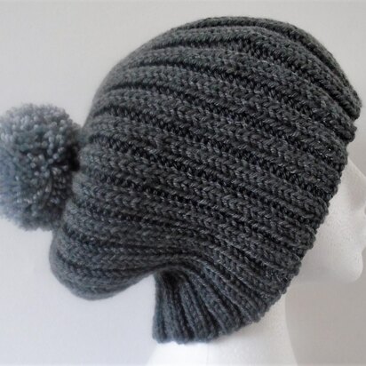 Aran Beanie Pom Pom Hat