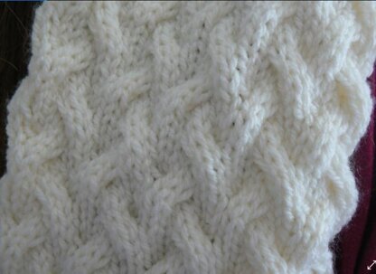 Easy Peasy Cable Scarf