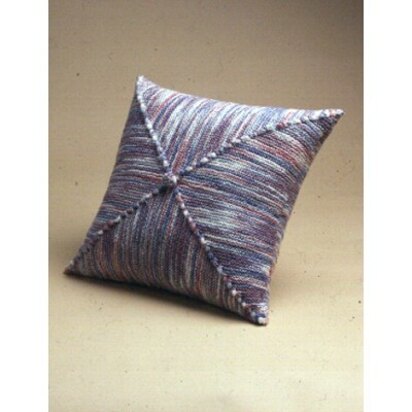 Diagonal Square Pillow in Patons Decor